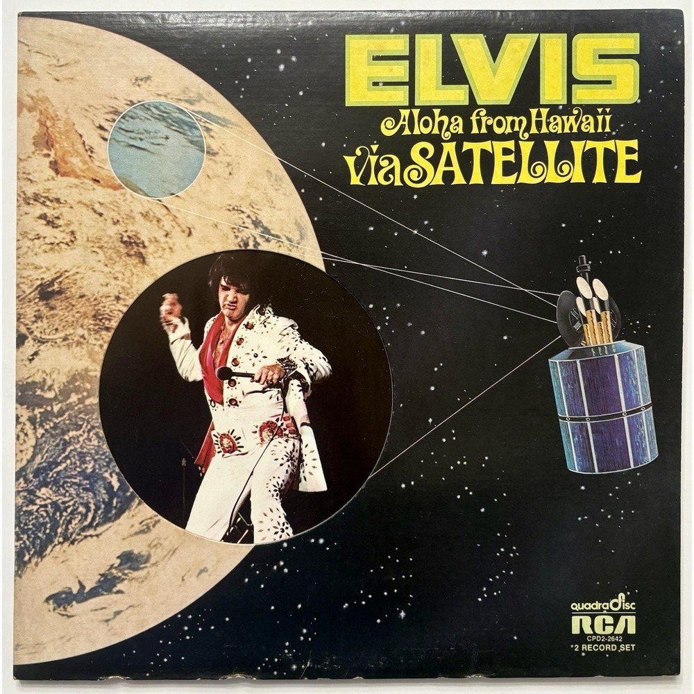 Elvis Presley - Aloha From Hawaii - 2 LP Vinyl Quad RCA Orange Label - CPD2-2642